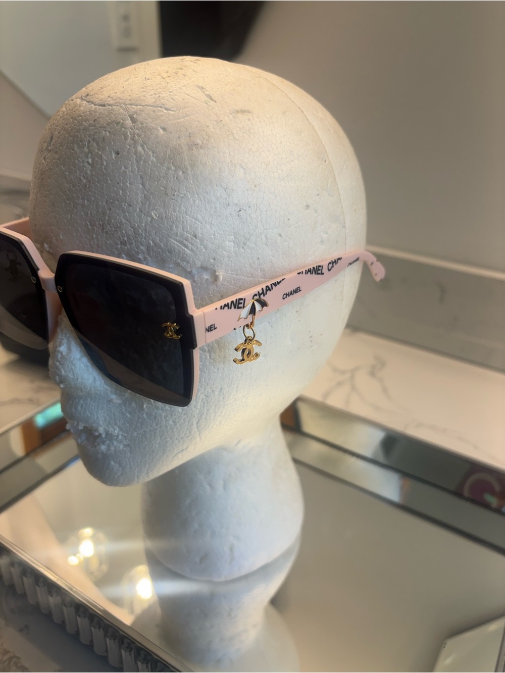 Stylish Sunglasses Square Sunglasses with Gold Charms
Make a statement! New